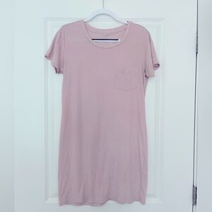 Pink J. Crew Shirt Dress